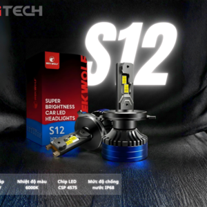 Độ đèn led tăng sáng ô tô wekwolf S12 chân h4