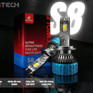 Độ đèn led tăng sáng ô tô wekwolf S8 chân h4