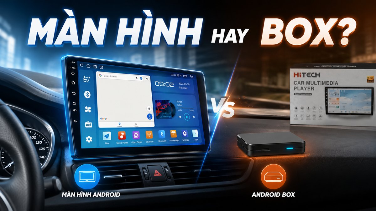 so sánh màn hình android và android box