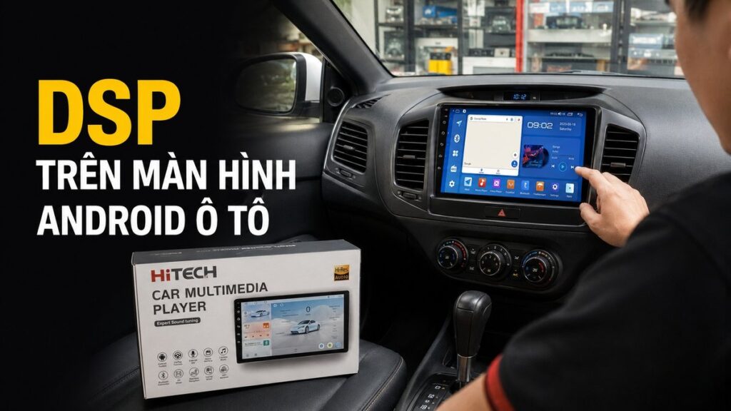 DSP trên màn hình Android ô tô